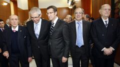 Os cinco presidentes da Xunta desde as primeiras eleccins en 1981