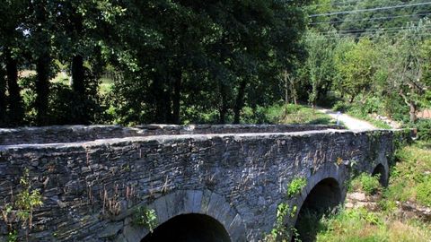 Puente de A �spera entre Sarria y Paradela, Lugo