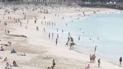 Jornada de mucho calor en A Coru�a