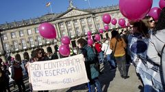 Marcha de m�s de 200 sanitarios por Santiago