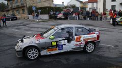 Imagen de la �ltima edici�n celebrada del Rali de Noia durante la disputa del tramo urbano.