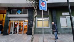 El centro de salud de L�pez Mora, este viernes