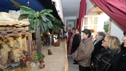 Inauguraci�n del bel�n hebreo de Bealo