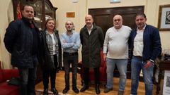 P�rez J�come con representantes de Escola Deportiva Ourense