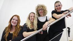 El equipo de Por los pelos al completo