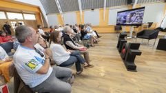 Un intre do avance do documental en Carballo, no mes de setembro 