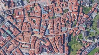 Mapa a�reo de Oviedo
