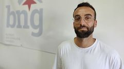 Manuel Luaces, responsable local de BNG en Monforte