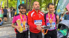 Israel Ropero, Ricardo Vzquez y Alejandro Pesado se impusieron junto a Juan Gude, atleta del filial valdeorrs