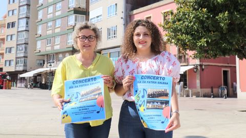 Puri Cores y Ant�a Alberte dieron los detalles de la cita musical.