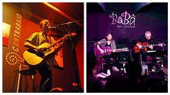 JOSELE SANTIAGO EN LA SALA EL CONTRABAJO Y CAROLINA RUBIROSA EN BABA BAR