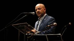 Basilio Otero, en un acto p�blico a finales de abril