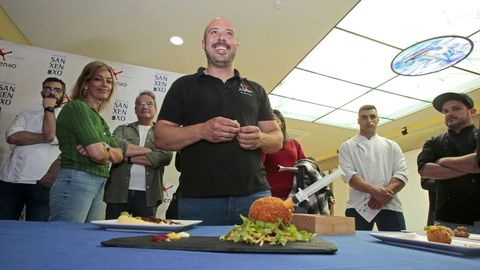 Presentacin de Degustatapas Sanxenxo, en la sala Nauta