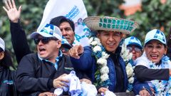 Andrnico Rodrguez, canidato de la izquierdista Alianza Popular.