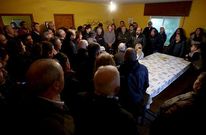 Imagen de una asamblea vecinal celebrada a principios de a�o por el temor a los robos. 