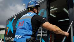 Simulacro de un incendio forestal con viviendas amenazadas en Elvi�a