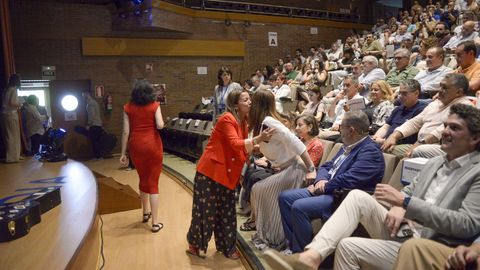Celebración de los veinte años de Transmedia en el auditorio de Veterinaria