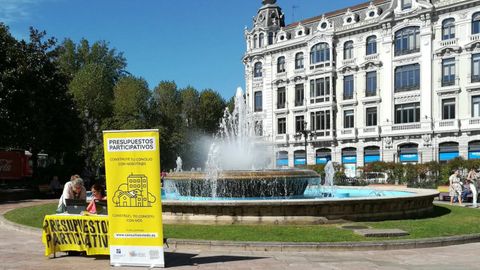Campa�a de informaci�n de los presupuestos participativos en Oviedo