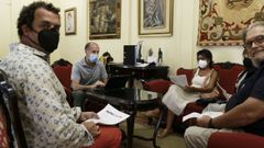 Jcome recibi este viernes a miembros de la plataforma