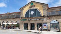 Estaci�n del tren de Pontevedra esta tarde