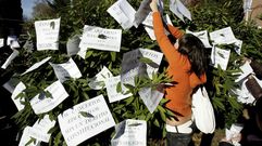 Imagen de archivo de una concentraci�n a favor de los conciertos educativos en Galicia