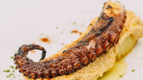 Elpulpo es un ingrediente muy apropiado para elaborar una tosta