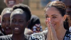 Las entraables fotos del viaje de Meghan y Harry a Sudfrica