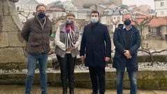 Visita de Gonzalo Caballero a Castro Caldelas