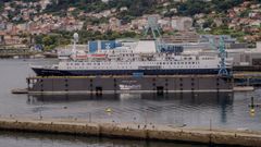 Las instalaciones de Metalships & Docks en Teis presumen de un dique flotante de 162 metros de largo