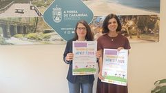 Carolina�Rodr�guez, agente de Igualdade, y Estefan�a Ramos, concejala
