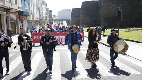 Dia del Trabajo. Manifestacin por el 1 de Mayo en Lugo