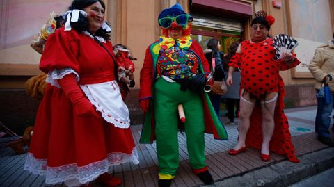 Fiesta choqueira en calle de A Torre