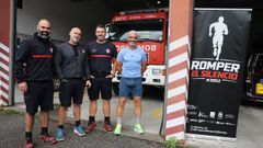 Jaime Dom�nguez bombero de Madrid que corre por  Romper el silencio  sobre las cifras de suicidio en Espa�a