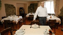 Pedro Foguete en una imagen de archivo, en el restaurante Casa Foguete de Vilaframil