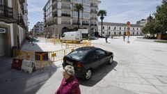 Imagen de archivo de la Praza de Ferrol en Lugo