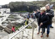 La Xunta, dijo Feijoo, debe garantizar que As Catedrais sean visitadas y no degradadas. 