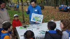 Un rea recreativa del ro Cabe fue escenario de una actividad de educacin ambiental del centro 