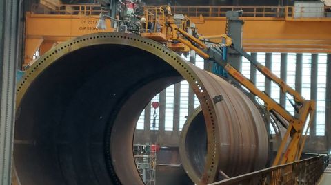Instalaciones de Windar Renovables en Avilés