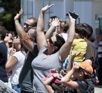 Cientos de personas se pasaron a lo largo del d�a por Rozas