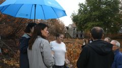 Los vecinos de Carballeda de Avia explicaron a la conselleria cmo vivieron la jornada en la que el fuego se acerc a las casas