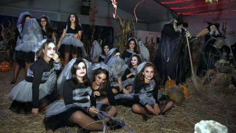 exposici�n de calabazas y baile de la asociacion Alfaia, FIESTA DE HALLOWEN 
