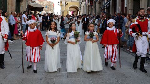 Ofrenda a San Roque en Betanzos 