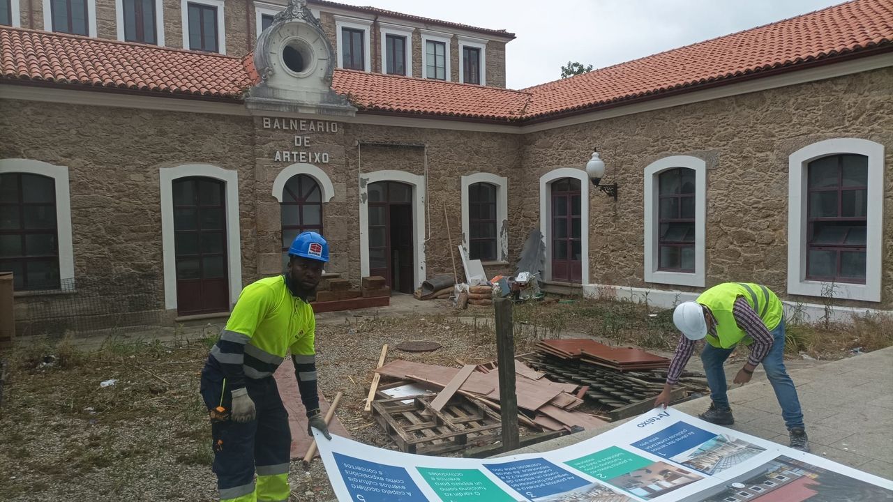 La Xunta amplía en más de 300.000 euros la inversión para la rehabilitación de la Casa de Baños del balneario de Arteixo