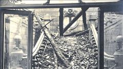 El instituto era pasto de las llamas en el a�o 1927