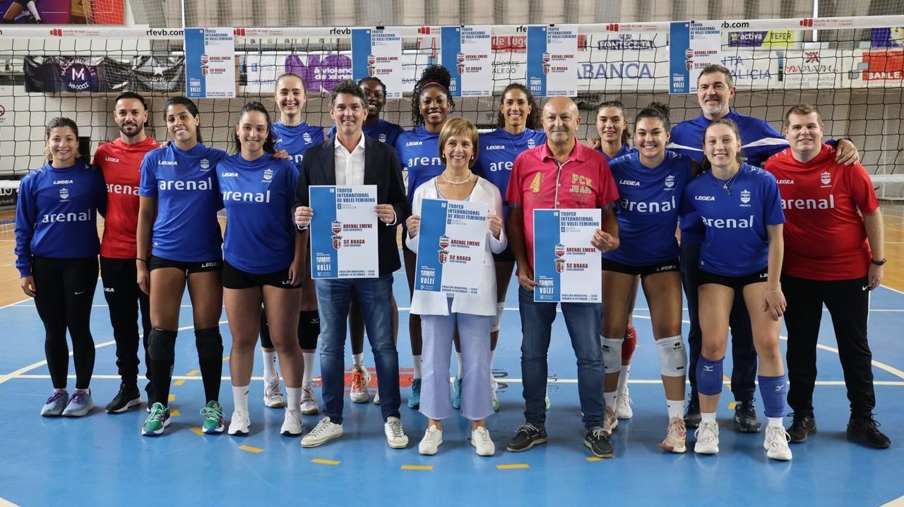 Arenal Emevé y Braga, en el cartel del Torneo Internacional Xunta de Galicia de voleibol femenino