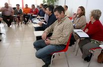Los representantes de las cofrad�as se reunieron ayer en las dependencias de la Xunta en Carril.