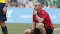 Abelardo, en el �ltimo ascenso del Sporting