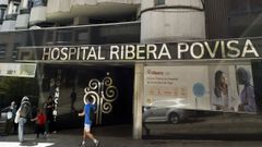 Entrada del Hospital Povisa