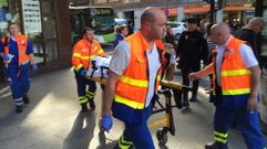 Dos heridos en una sucursal de Vigo