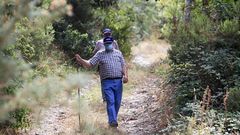 El lugar en el que desapareci� es un monte de cientos de hect�reas, frondoso y escarpado
